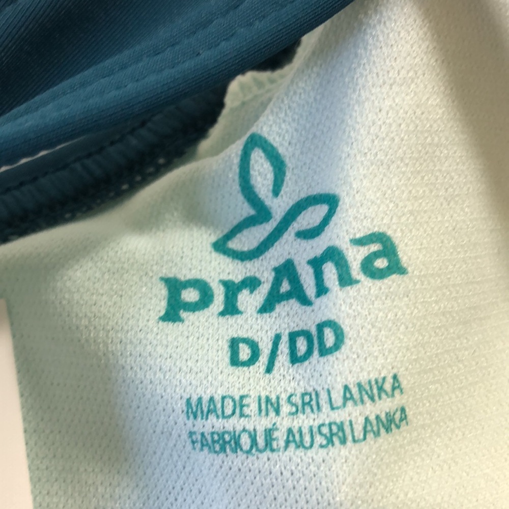 PrAna Atalia Bikini Top Deep Verde Size D/DD - Picture 5 of 8